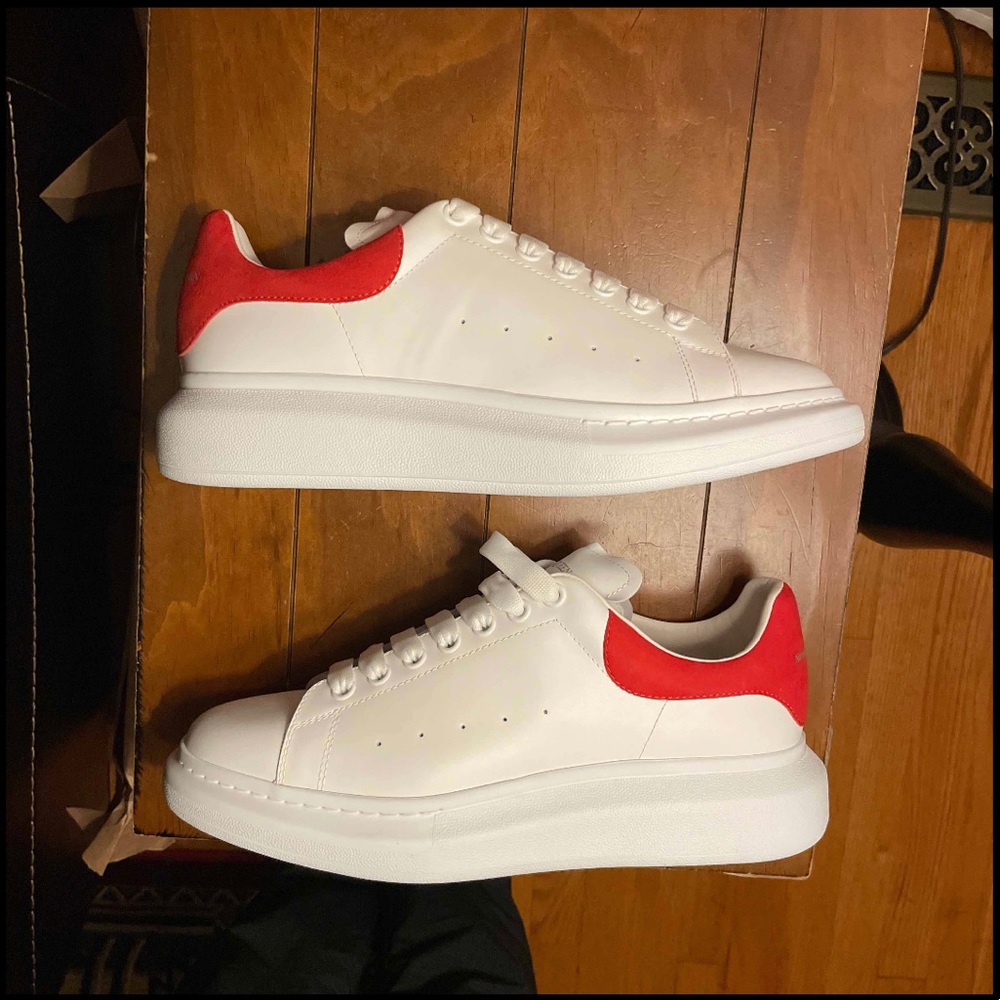 Alexander Mcqueen Oversized Sneakers “White Lust Red”